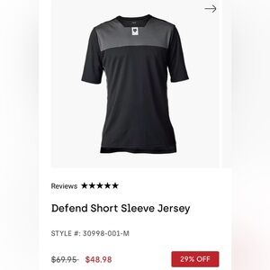 Fox Defend Short sleeve Jersey men’s medium